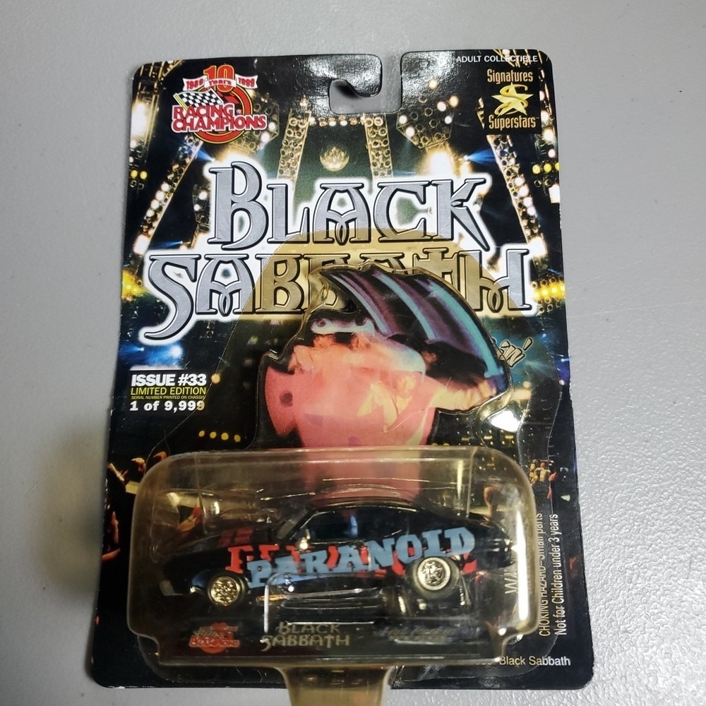 Racing Champions 1:64 Diecast Car Black Sabbath Paranoid Limited Edition 33